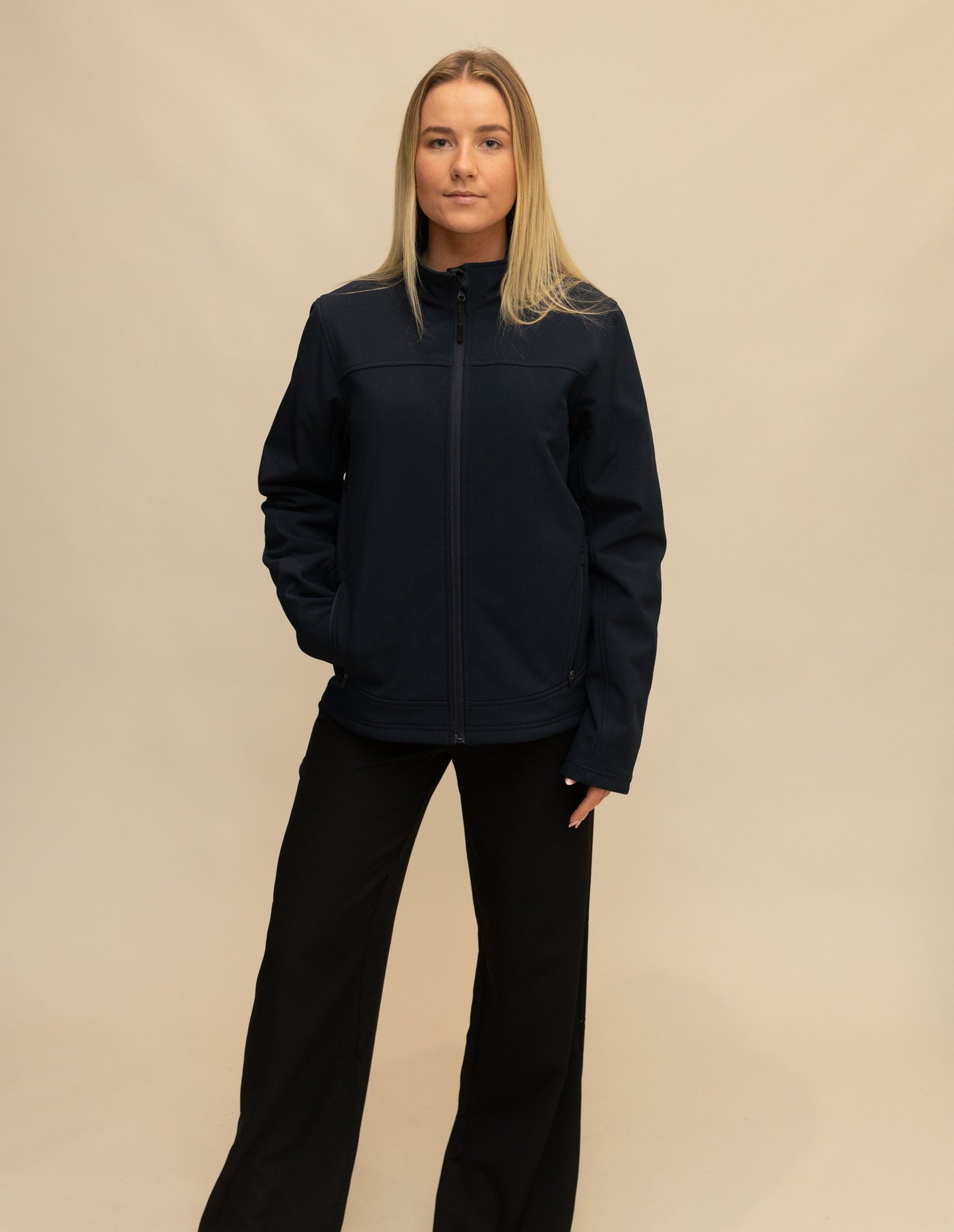 Women's Soft Shell Jacket - Navy