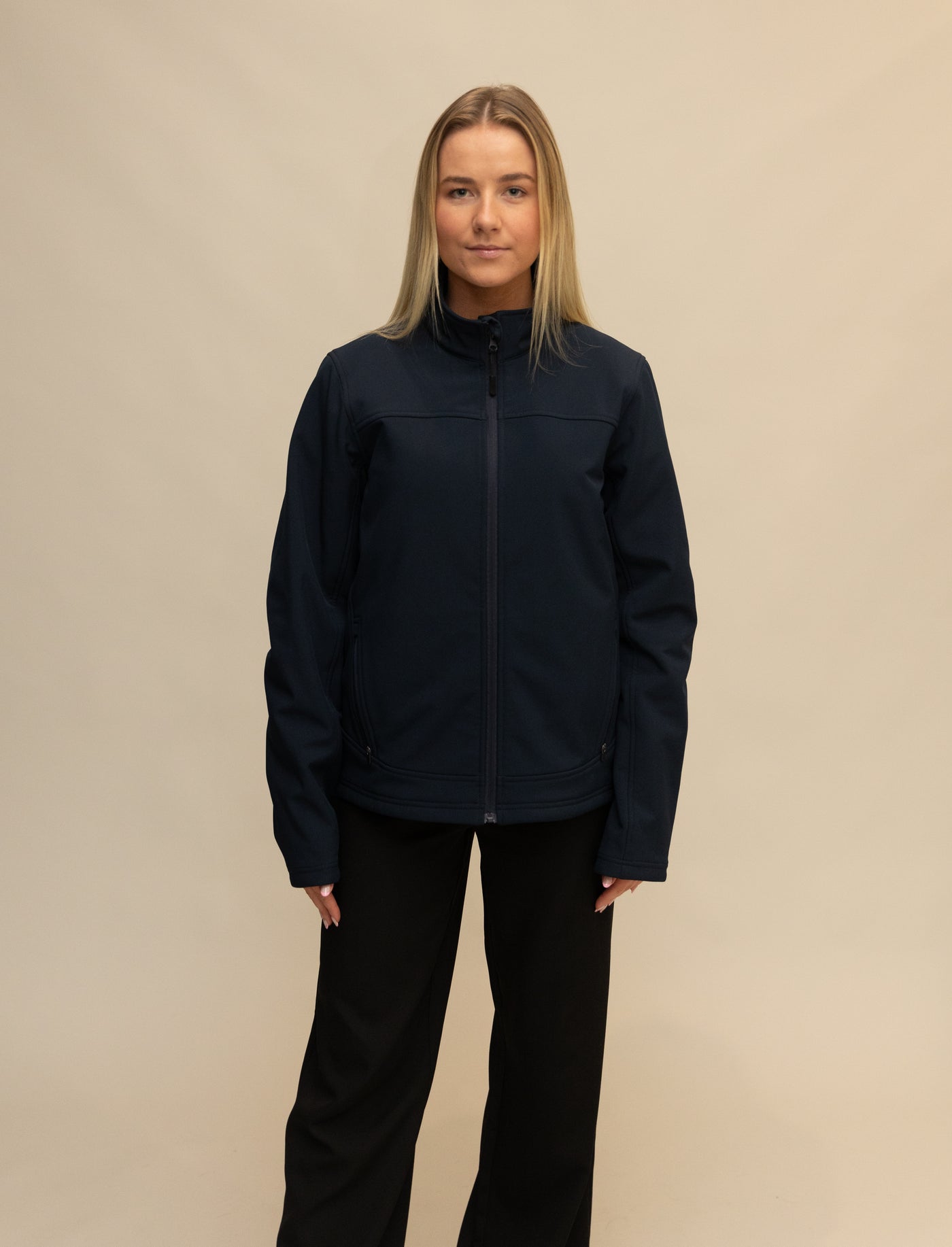 Women's Soft Shell Jacket - Navy