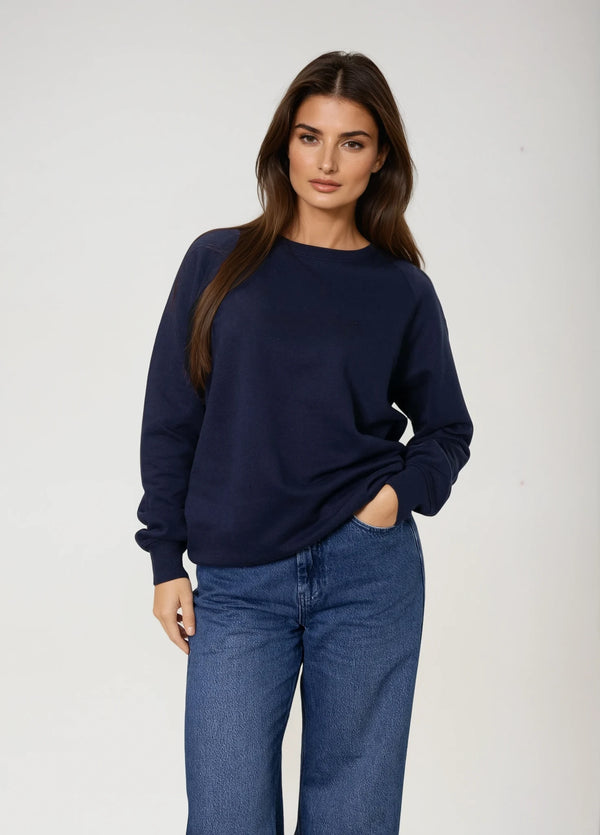 Unisex Sweater- Navy (Basic Product)